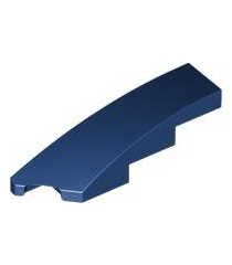LEGO - Wig 4 x 1 links - Dark Blue | N - Thumbnail