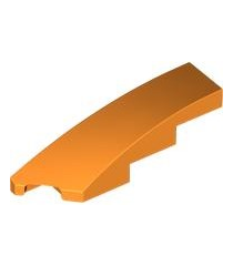 LEGO - Wig 4 x 1 links - Orange | N - Thumbnail