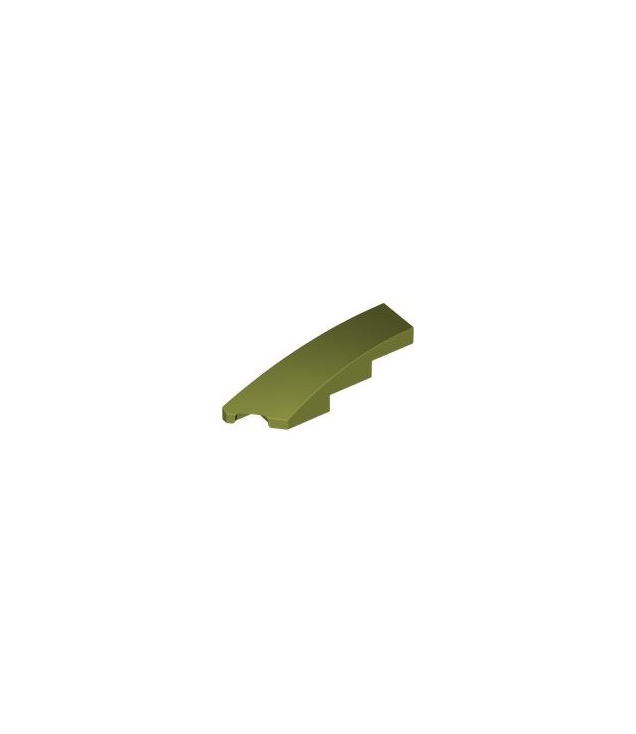 LEGO - Wig 4 x 1 links - Olive Green | N