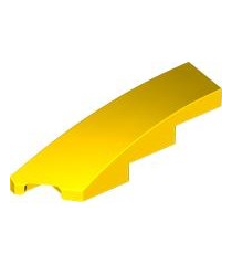 LEGO - Wig 4 x 1 links - Yellow | N - Thumbnail