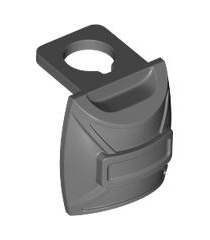 LEGO - Minifiguur-rugzak dun type, parachutecontainer - Dark Bluish Gray | N - Thumbnail