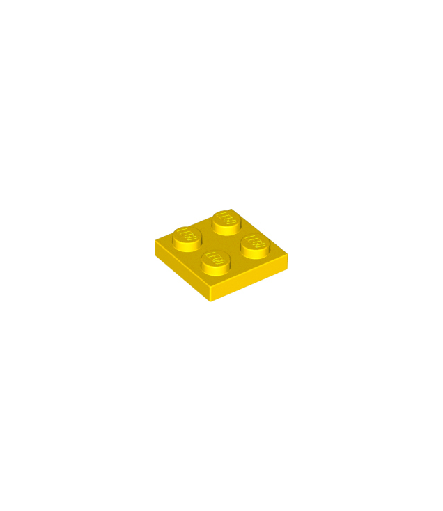 LEGO - Plaat 2 x 2 - Yellow | N