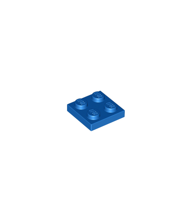 LEGO - Plaat 2 x 2 - Blue | N