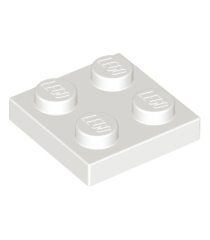 LEGO - Plaat 2 x 2 - White | N - Thumbnail