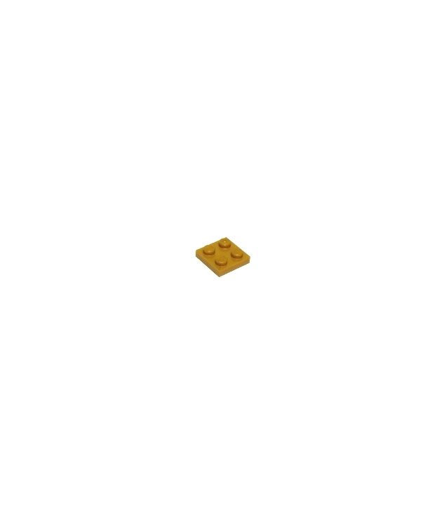 LEGO - Plaat 2 x 2 - Pearl Gold | N