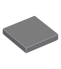 LEGO - Tegel 2 x 2 - Dark Bluish Gray | N - Thumbnail