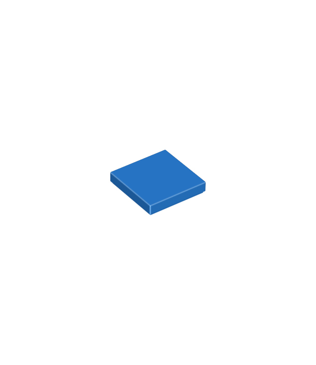LEGO - Tegel 2 x 2 - Blue | N