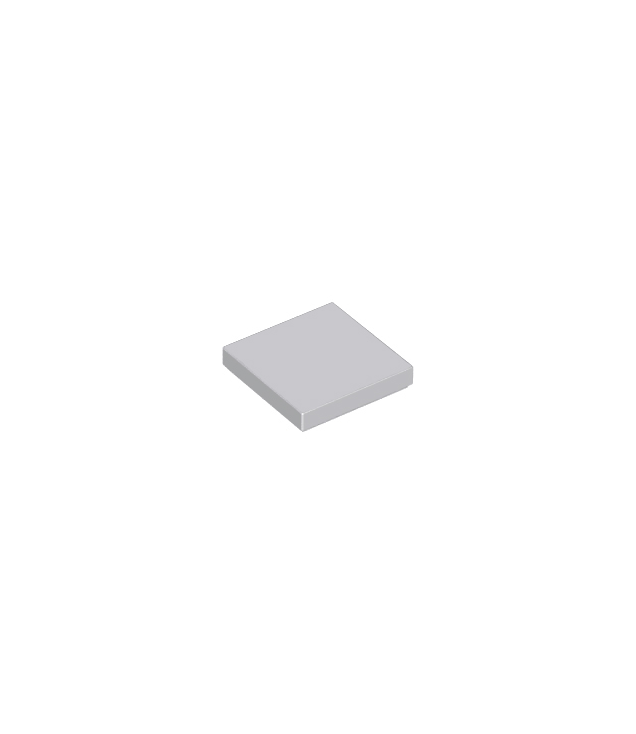 LEGO - Tegel 2 x 2 - Light Bluish Gray | N