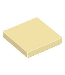 LEGO - Tegel 2 x 2 - Tan | N - Thumbnail