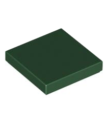 LEGO - Tegel 2 x 2 - Dark Green | N - Thumbnail