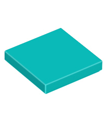 LEGO - Tegel 2 x 2 - Dark Turquoise | N - Thumbnail