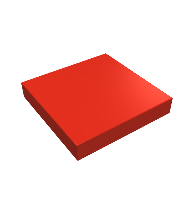 LEGO - Tegel 2 x 2 - Red | N