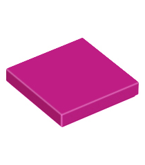 LEGO - Tegel 2 x 2 - Magenta | N - Thumbnail