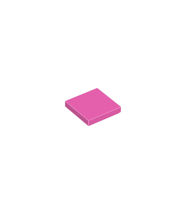 LEGO - Tegel 2 x 2 - Dark Pink | N
