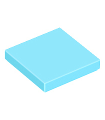 LEGO - Tegel 2 x 2 - Medium Azure | N - Thumbnail