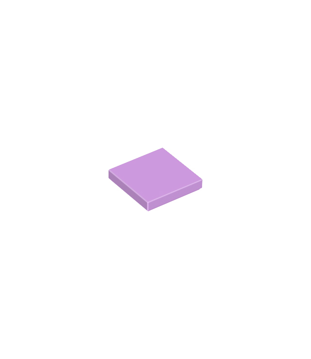 LEGO - Tegel 2 x 2 - Medium Lavender | N