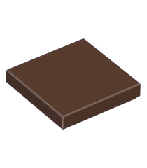 LEGO - Tegel 2 x 2 - Dark Brown | N - Thumbnail