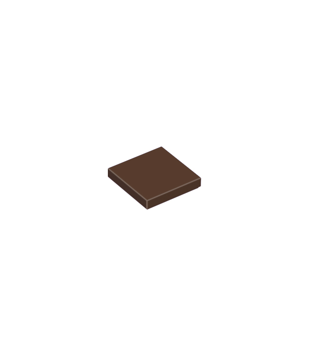 LEGO - Tegel 2 x 2 - Dark Brown | N
