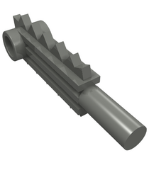 LEGO - Minifiguur-gereedschap, kettingzaagblad - Dark Bluish Gray | N - Thumbnail