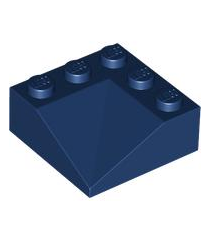 LEGO - Helling 33 graden 3 x 3 dubbel concaaf - Dark Blue | N - Thumbnail