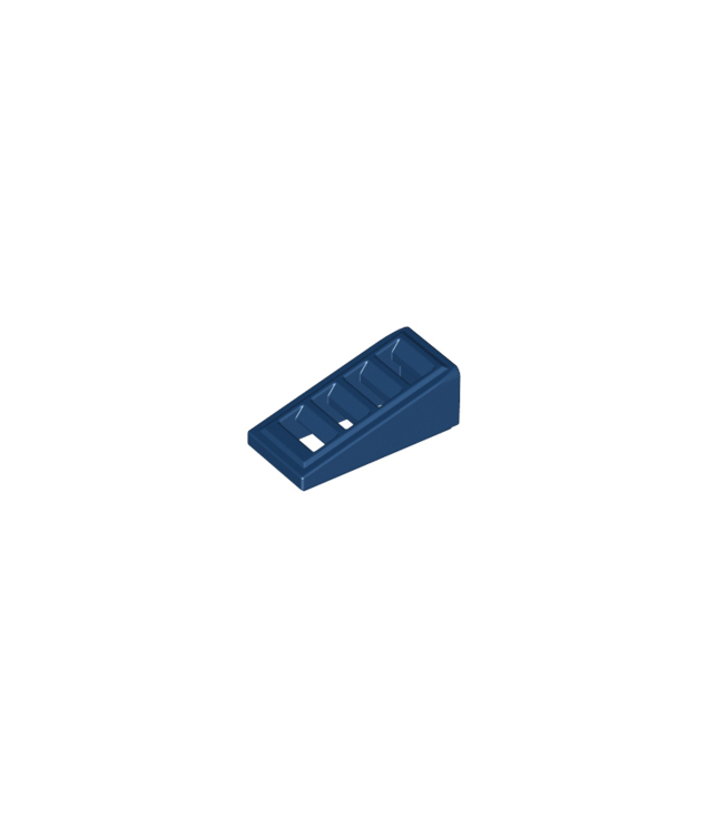 LEGO - Helling 18 graden 2 x 1 x 2/3 met rooster - Dark Blue | N