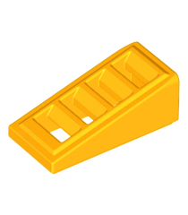 LEGO - Helling 18 graden 2 x 1 x 2/3 met rooster - Bright Light Orange | N - Thumbnail