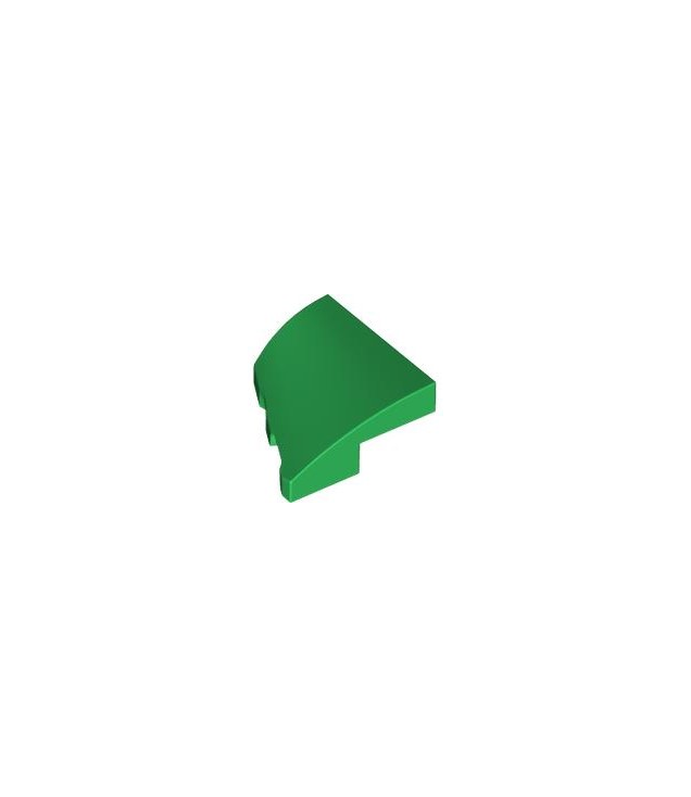 LEGO - Wig 2 x 2 x 2/3 rechts - Green | N