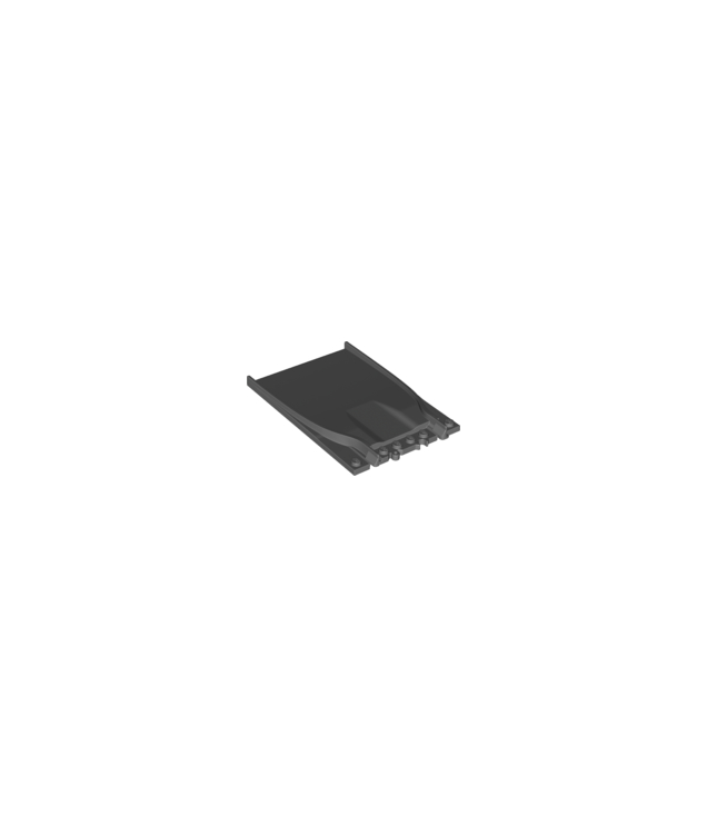 LEGO - Treinrail kunststof helling 8 x 12 - Dark Bluish Gray | N