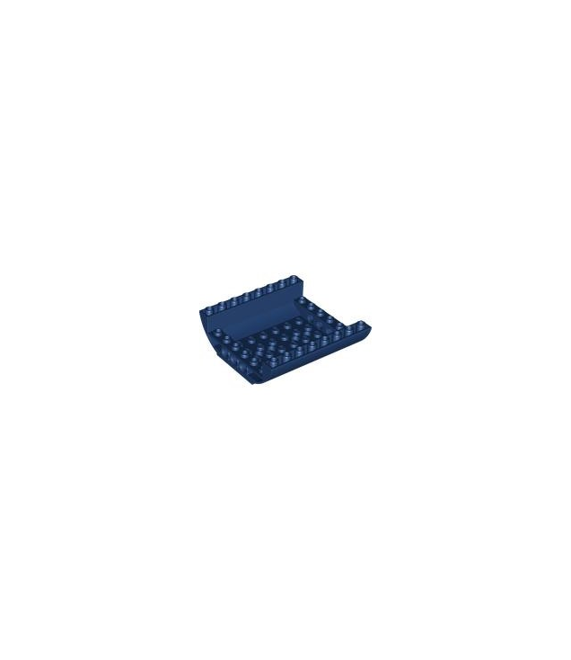 LEGO - Helling, gebogen 8 x 8 x 2 omgekeerd dubbel - Dark Blue | N