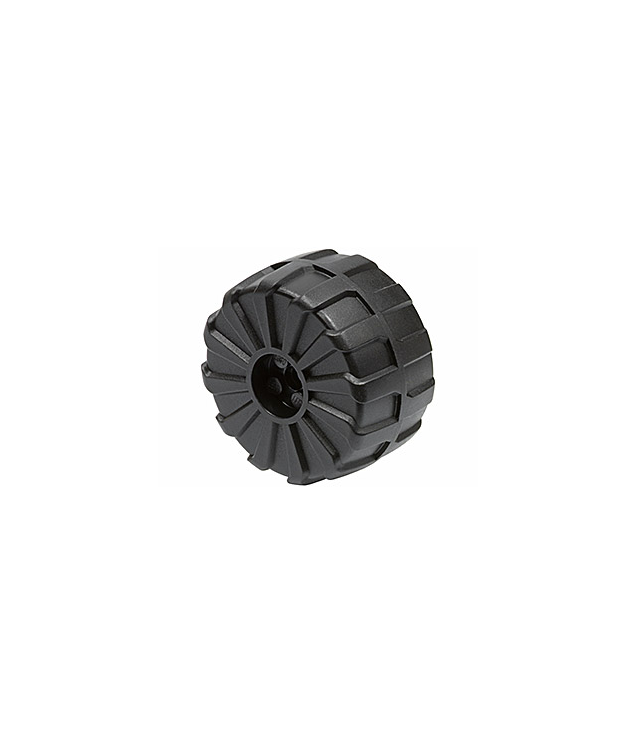LEGO - Wiel groot van hard plastic (Ø54 mm x 30 graden graden mm) - Black | N