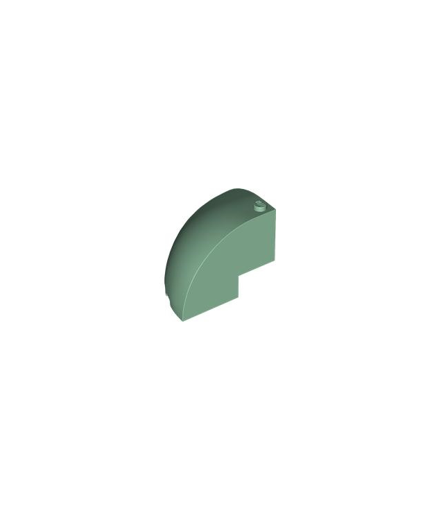 LEGO - Steen, ronde hoek 5 x 5 x 3 1/3 met koepelvormige bovenkant - Sand Green | N