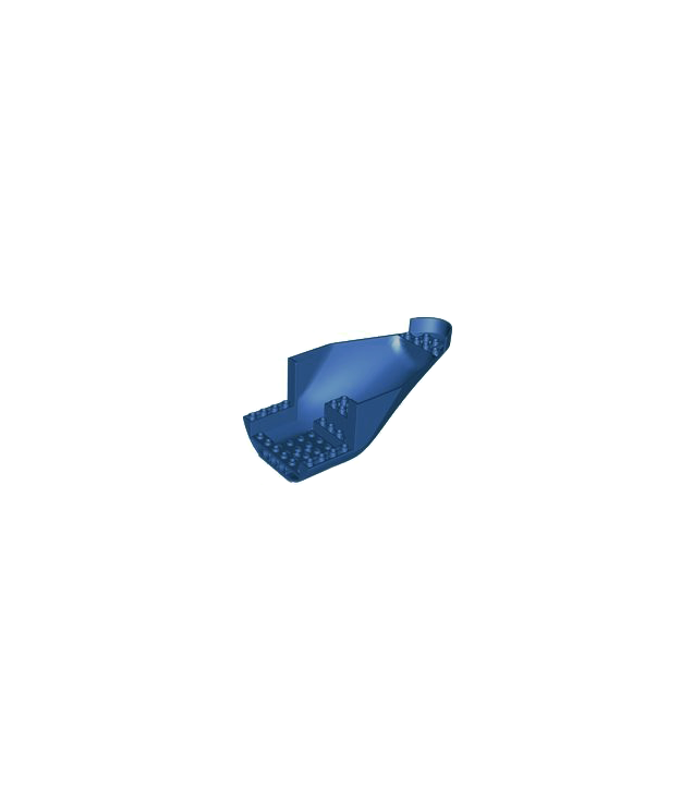 LEGO - Vliegtuigromp achtersectie gebogen onderzijde 8 x 16 met 2 gaten - Dark Blue | N