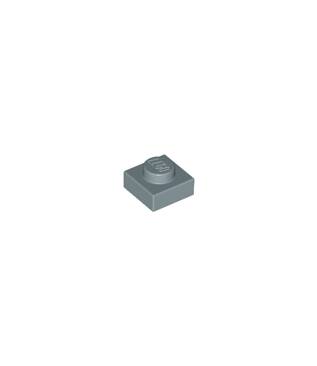 LEGO - Plaat 1 x 1 - Sand Blue | N