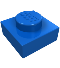 LEGO - Plaat 1 x 1 - Blue | N - Thumbnail