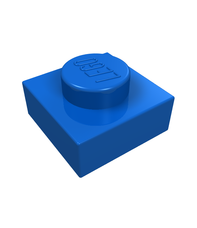 LEGO - Plaat 1 x 1 - Blue | N