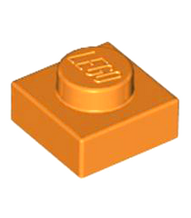 LEGO - Plaat 1 x 1 - Orange | N - Thumbnail
