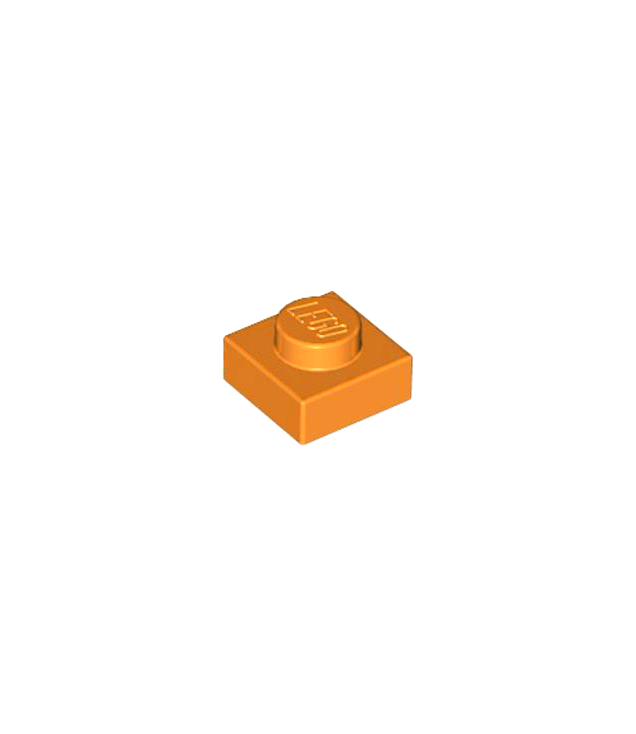 LEGO - Plaat 1 x 1 - Orange | N