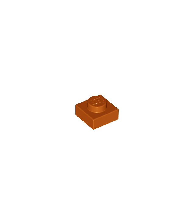 LEGO - Plaat 1 x 1 - Dark Orange | N