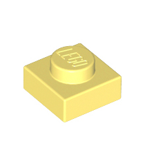 LEGO - Plaat 1 x 1 - Bright Light Yellow | N - Thumbnail