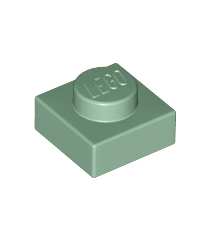 LEGO - Plaat 1 x 1 - Sand Green | N - Thumbnail