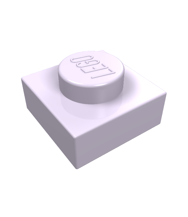 LEGO - Plaat 1 x 1 - Lavender | N