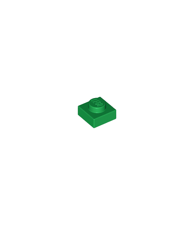 LEGO - Plaat 1 x 1 - Green | N