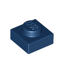 LEGO - Plaat 1 x 1 - Dark Blue | N - Thumbnail