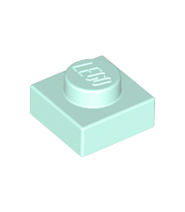 LEGO - Plaat 1 x 1 - Light Aqua | N - Thumbnail