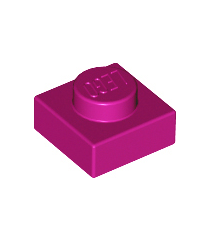 LEGO - Plaat 1 x 1 - Magenta | N - Thumbnail