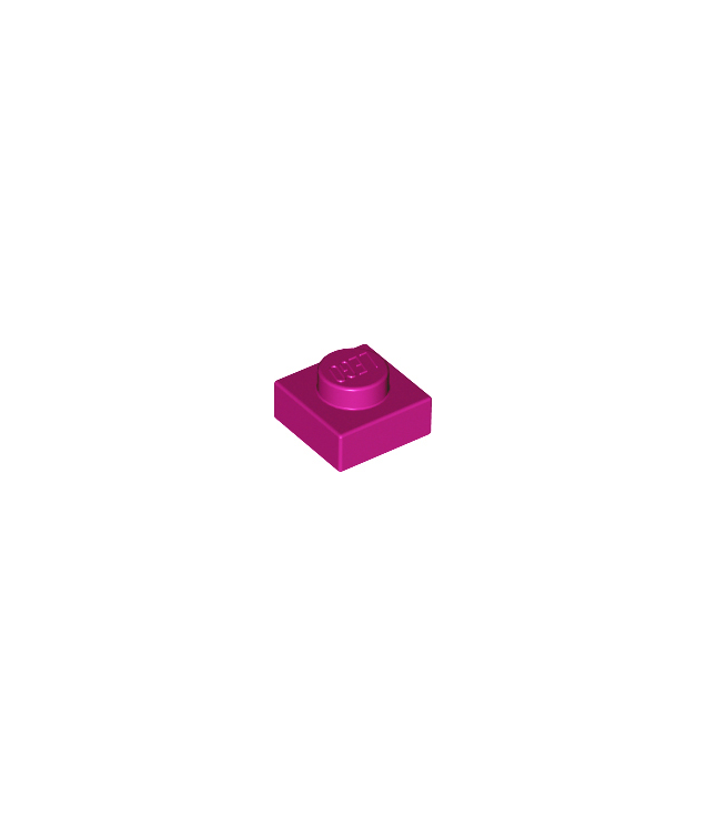 LEGO - Plaat 1 x 1 - Magenta | N