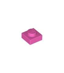 LEGO - Plaat 1 x 1 - Dark Pink | N - Thumbnail