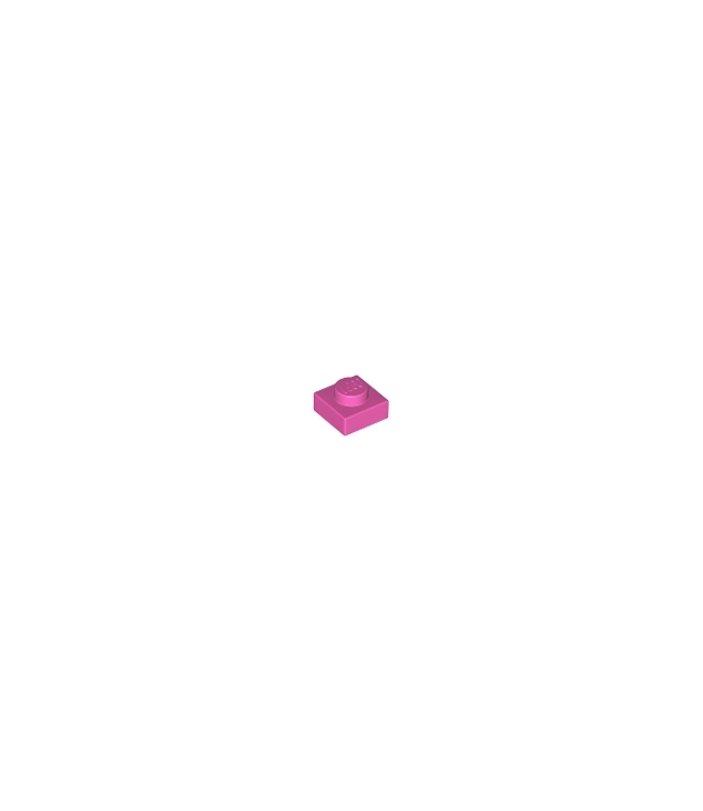 LEGO - Plaat 1 x 1 - Dark Pink | N