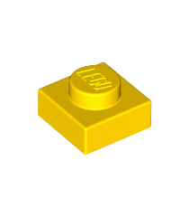 LEGO - Plaat 1 x 1 - Yellow | N - Thumbnail