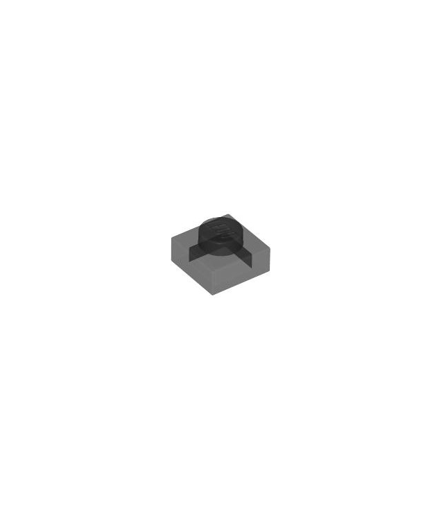 LEGO - Plaat 1 x 1 - Trans-Black | N